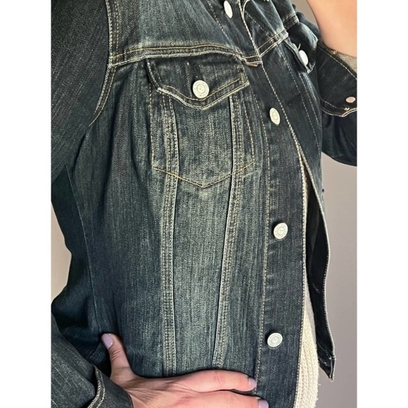 New York & Co denim jean jacket size medium - Picture 4 of 13